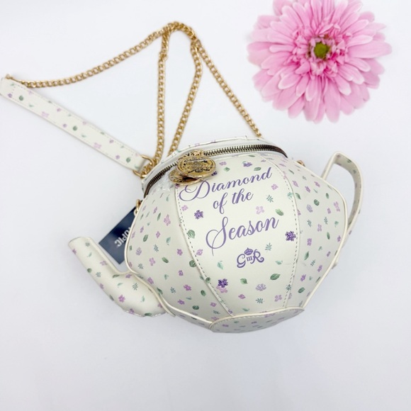 Bridgerton X Her Universe X Hot Topic Teapot Crossbody Bag - Picture 3 of 16